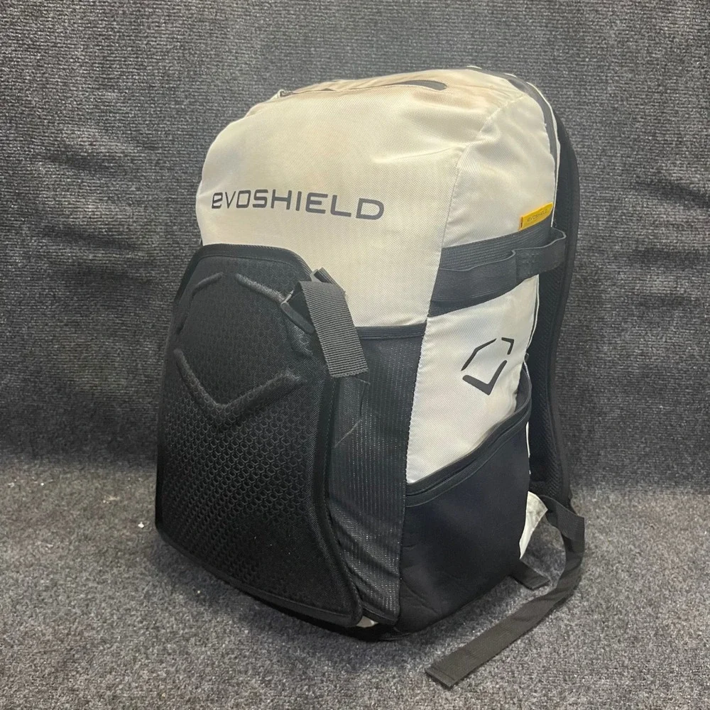 EvoShield WTV9100 Grandstand Bat Pack Baseball Softball Backpack Bag White Black